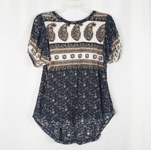 FREE PEOPLE Paisley top NWT